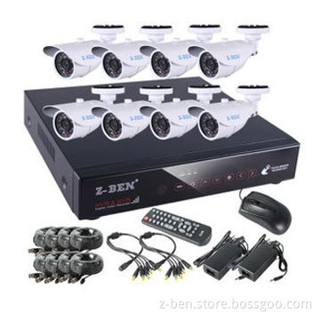 CCTV H.264 DIY DVR Kit with 8-channel DVR, 8 Cameras and 1/3-inch Color Sony/Sharp CCD Image Sensor
